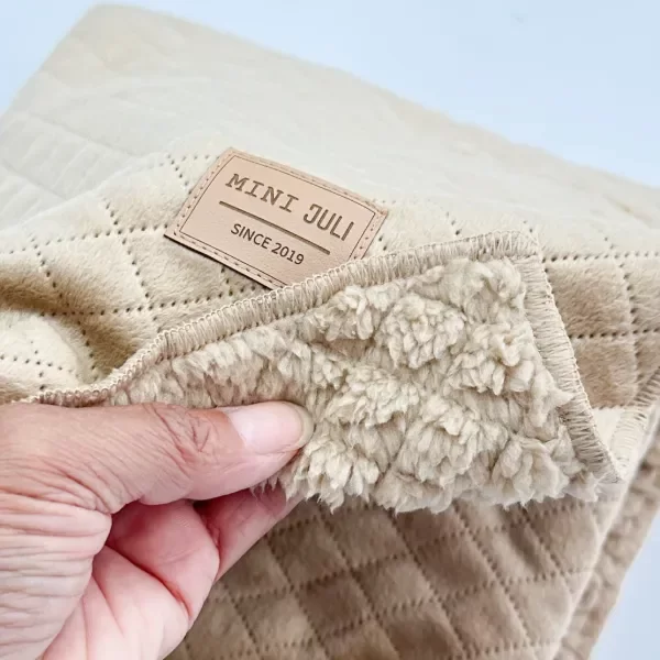 Producto - Manta Coral Fleece Sand