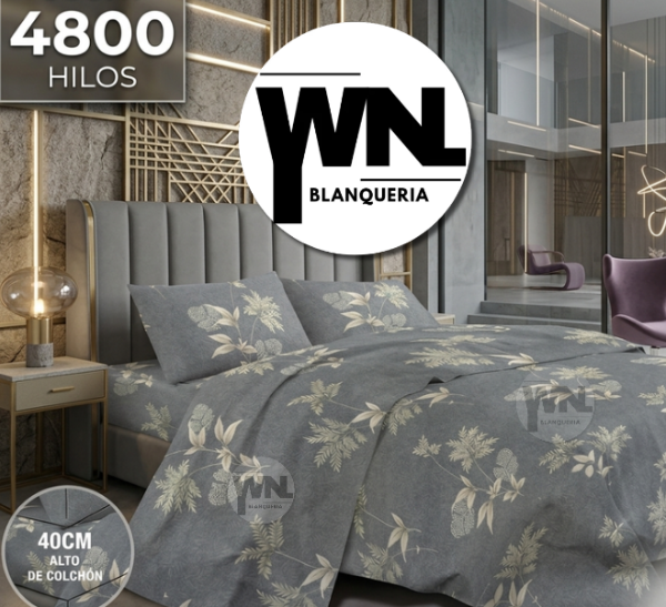 Producto - SABANAS GOLDSUN QUEEN 4800 HILOS ESTAMPADAS