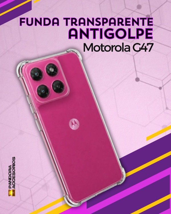 Producto - Funda Transparente Anti-Shock Moto G47