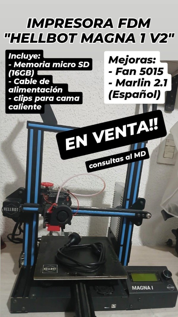 Producto - Impresora 3D Hellbot Magna 1 V2 Reacondicionada
