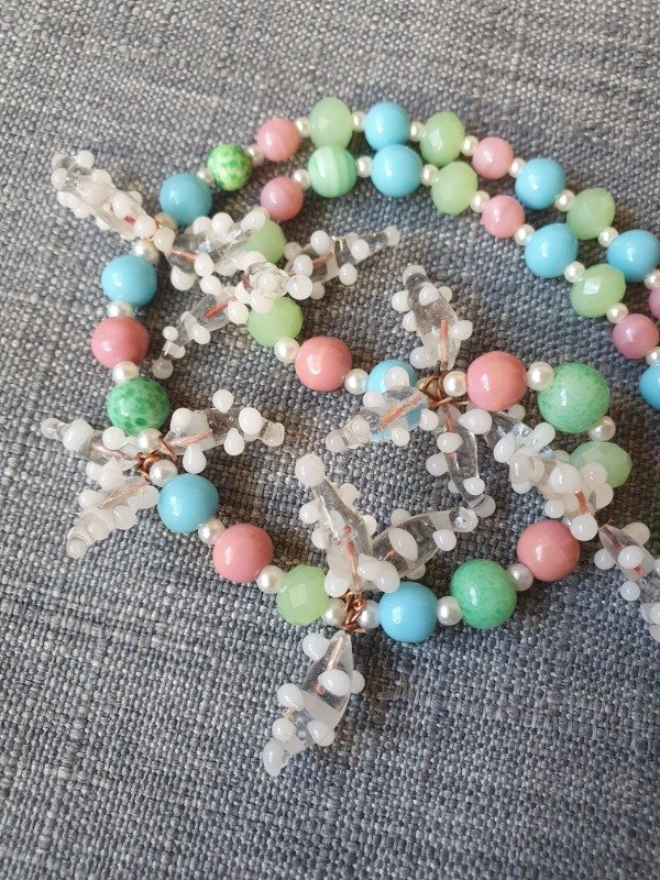 Producto - LUCERO Collar Muguets en la Nieve Caramelos Pastel