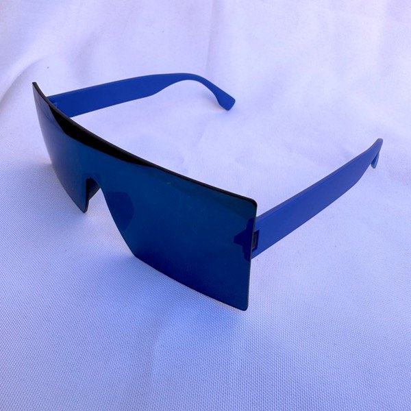 Producto - LENTES MODERNOS AZUL CUADRADO SIN MARCOS