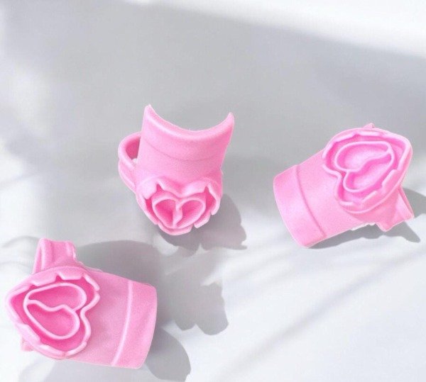 Producto - ANILLOS PORTA PEGAMENTO FORMA CORAON SILICONA DE ELOISE