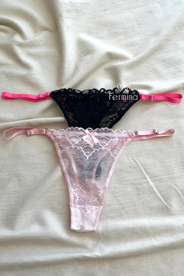 Producto - PACK X2 TANGUITAS DE PUNTILLA NAVIDAD ART. 4040