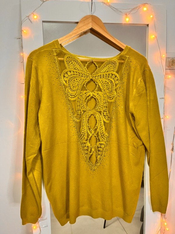 Producto - Sweaters Importados Espalda Brillos Strass - L-XL LIMA -TRANSFERENCIA 48.000