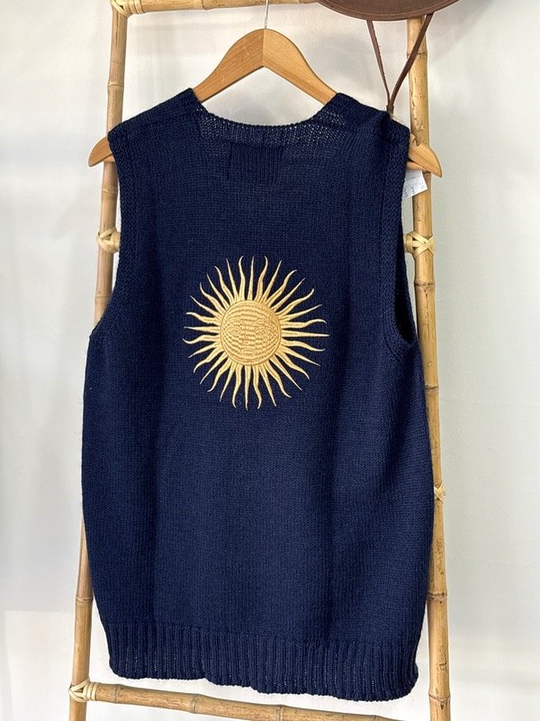 Producto - Chaleco sol largo - Azul
