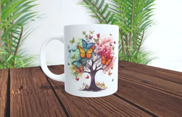 Producto - Taza - mariposas, flores y lunas 18