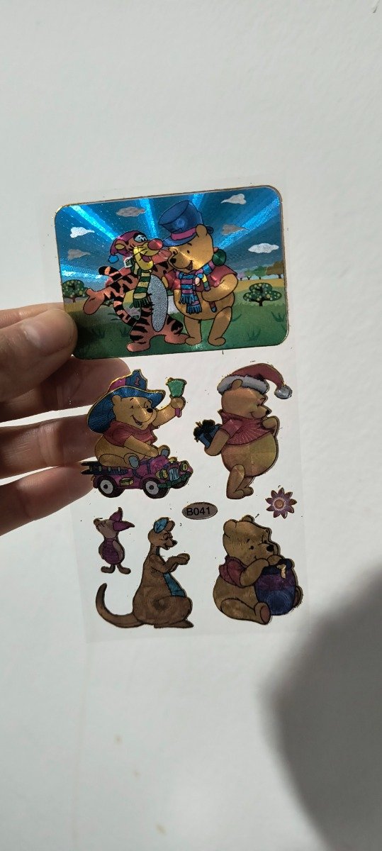 Producto - Plancha stickers Winnie pooh
