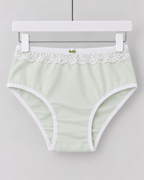Producto - Bombacha Romántica Verde agua