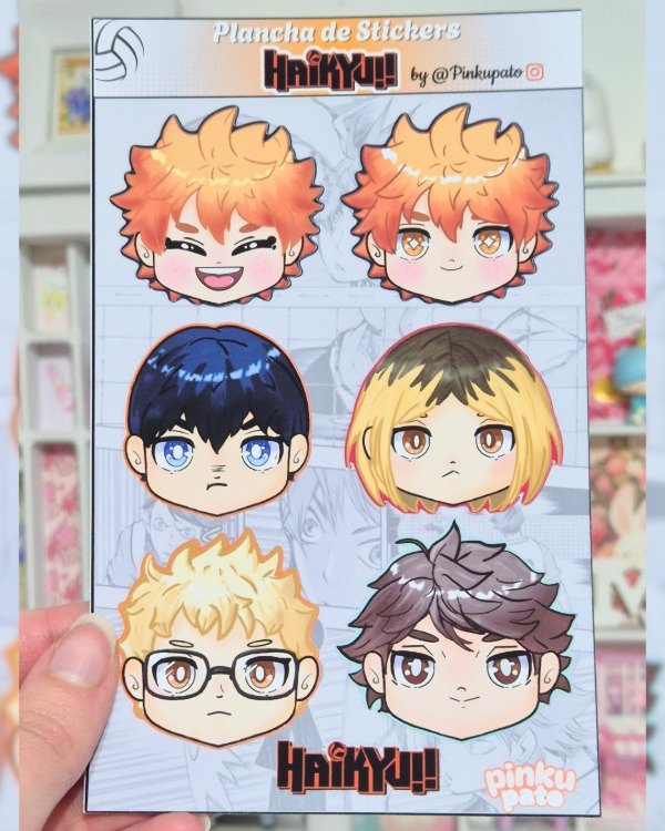 Producto - Plancha de stickers Haikyuu!! - 0