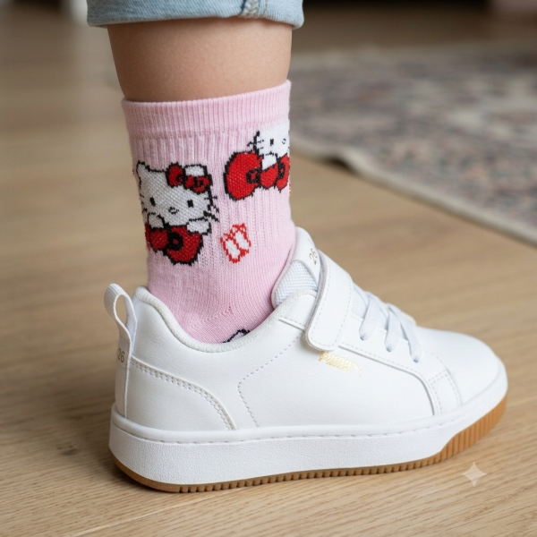 Producto - MEDIAS TENNIS INFANTILES KITTY PINK