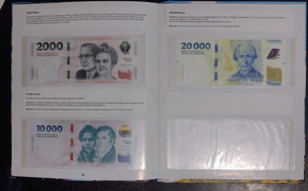 Producto - Álbum para billetes argentinos "Tenemos Patria, Fauna y Héroes de la Patria" - 5