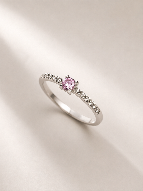 Producto - Piedritas blancas y una rosa sobresaliente - 0