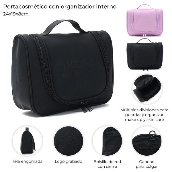 Producto - Neceser Portacosméticos Colgante - NEGRO - 0