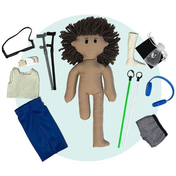 Producto - Muñeco con discapacidad