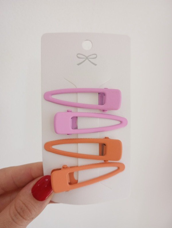 Producto - Set Hebillas x4 Lyra Rosa