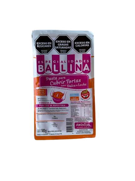 Producto - Pasta ballina para forrar tortas Naranja formula h 500gr