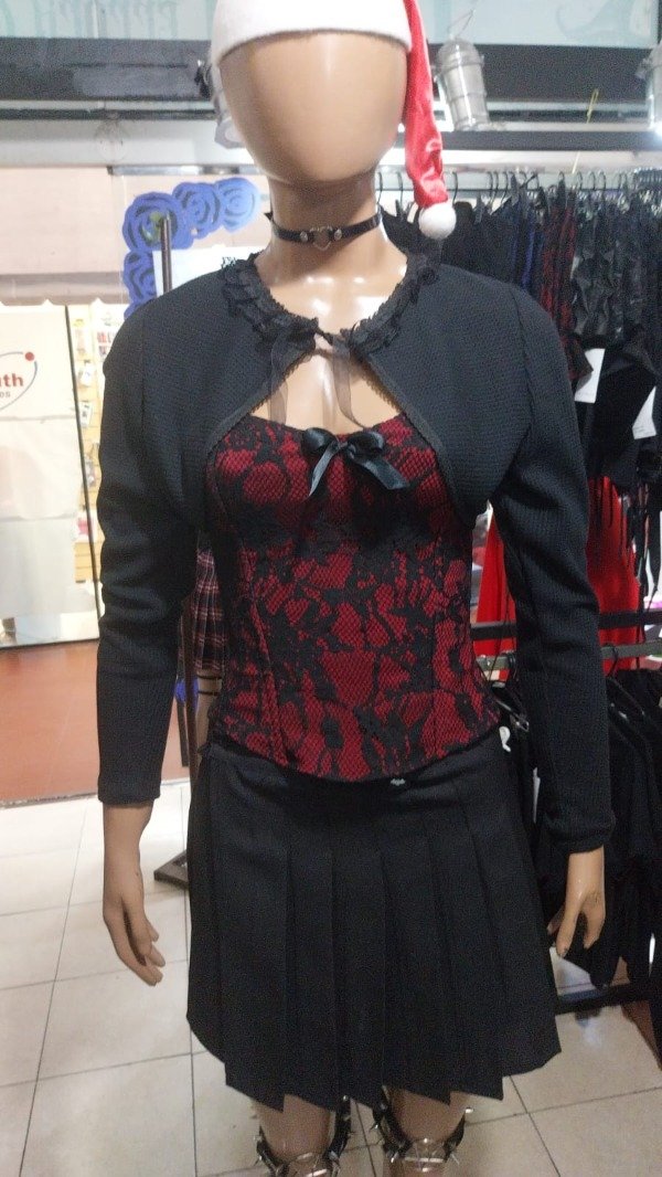 Producto - Bolero Puntilla Negra