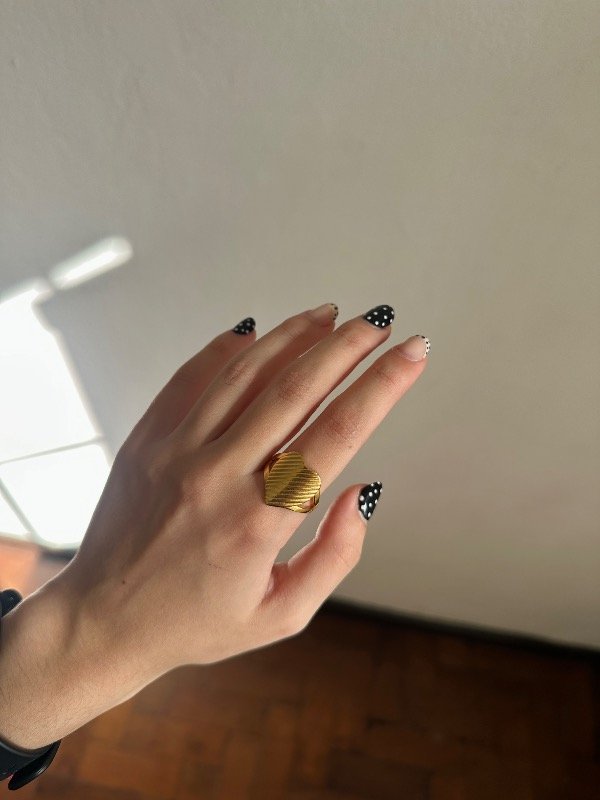 Producto - Anillo Eden Acero dorado