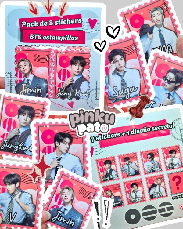 Producto - Pack de 8 Stickers BTS Arirang