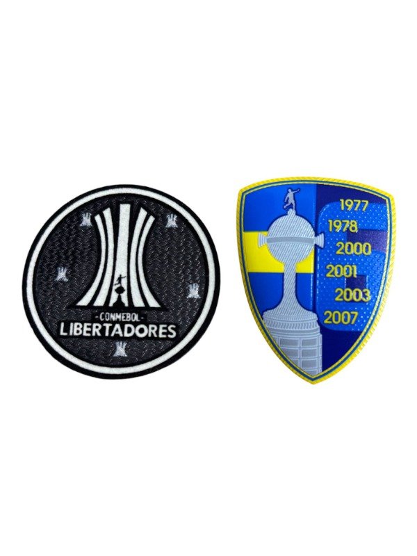 Producto - Set Parches Libertadores Boca 26/27