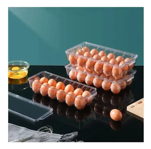 Producto - Huevera De Acrílico Con Tapa Transparente Para 12 Huevos - 7