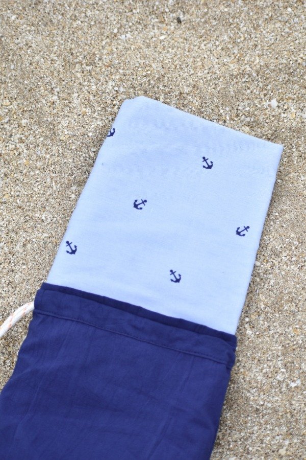 Producto - LONA PLAYERA CELESTE CON BOLSA - LINEA ANCLA