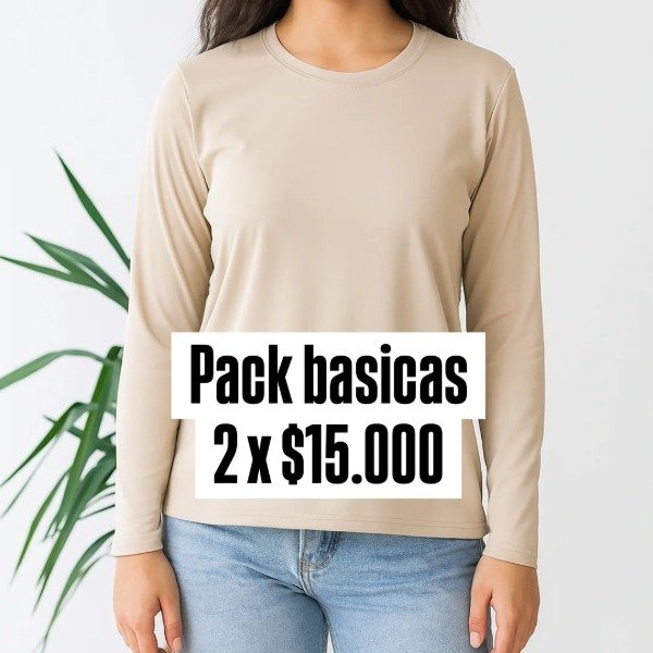 Producto - PACK X 2 REMERAS BASICAS