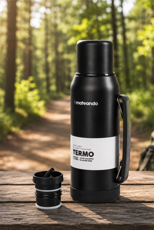 Producto - TERMO MATEANDO CLASSIC 1LT. - NEGRO
