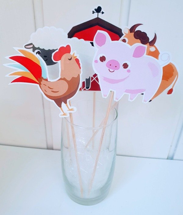 Producto - Animales de la Granja Cotillón Kit Cumpleaños Super Completo - 3