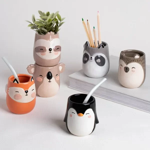 Producto - Mate/maceta animalito