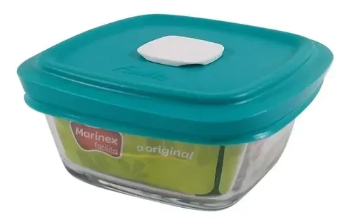 Producto - FACILITA RECIPIENTE CUAD. 0.30 LTS CON TAPA PLASTICA MARINEX
