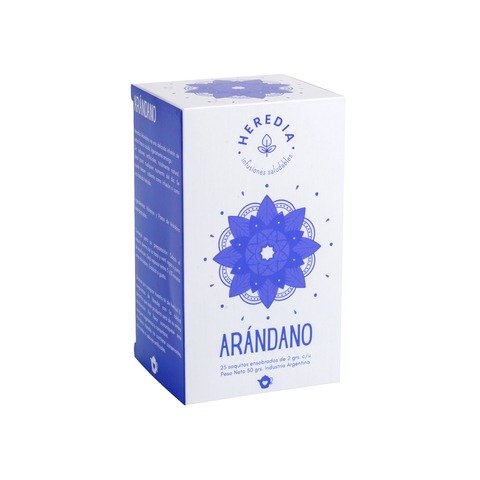 Producto - Te de Arándano Heredia 25 saquitos