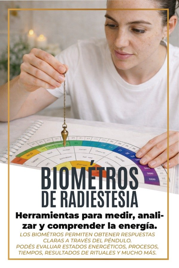 Producto - Libro digital de Biométros para Radiestesia