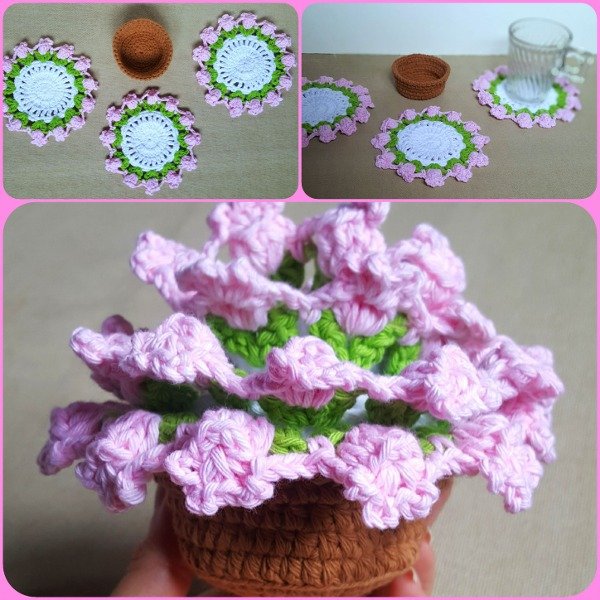 Producto - Posatazas Flor de Primavera