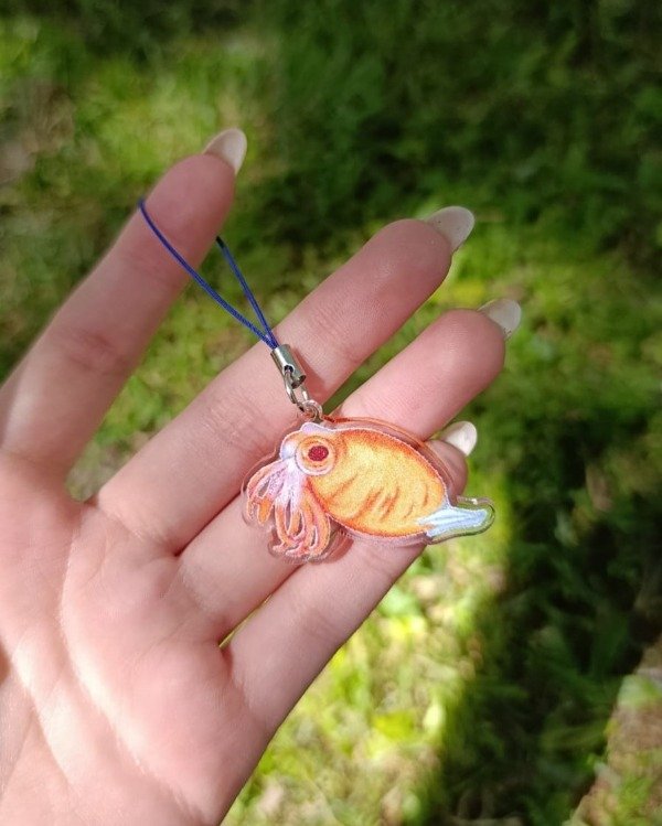 Producto - Phone Charm Calamar Bebé