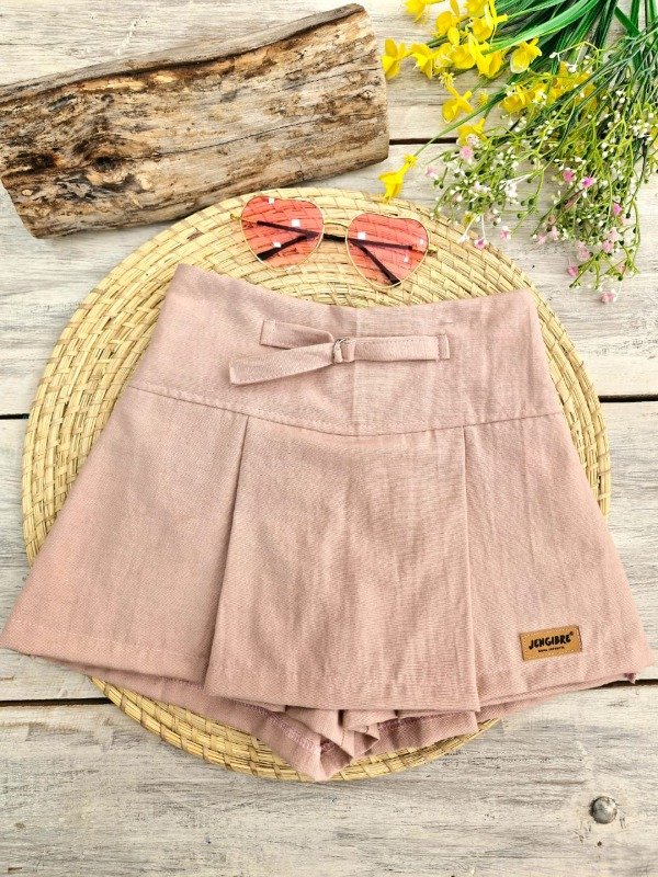 Producto - Pollera Pantalon Tusor Rosa (FD6)