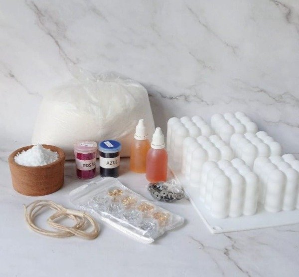 Producto - Kit Vela con Molde 1 - Bubble Grande