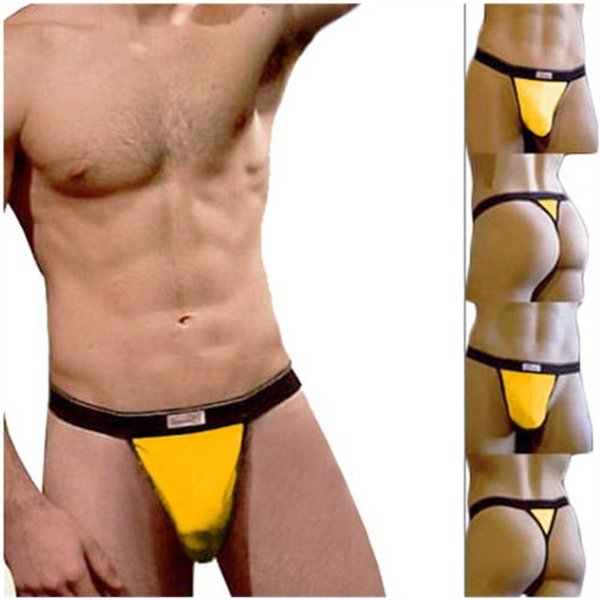 Producto - Suspensor clásico amarillo con triangulo atras