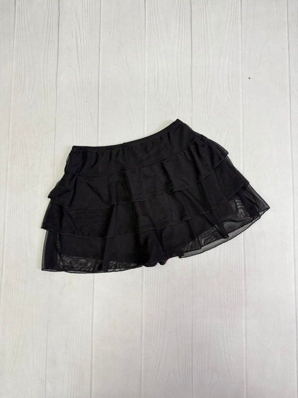 Producto - [4858] Short pollera tiro bajo pollera triple volado tul