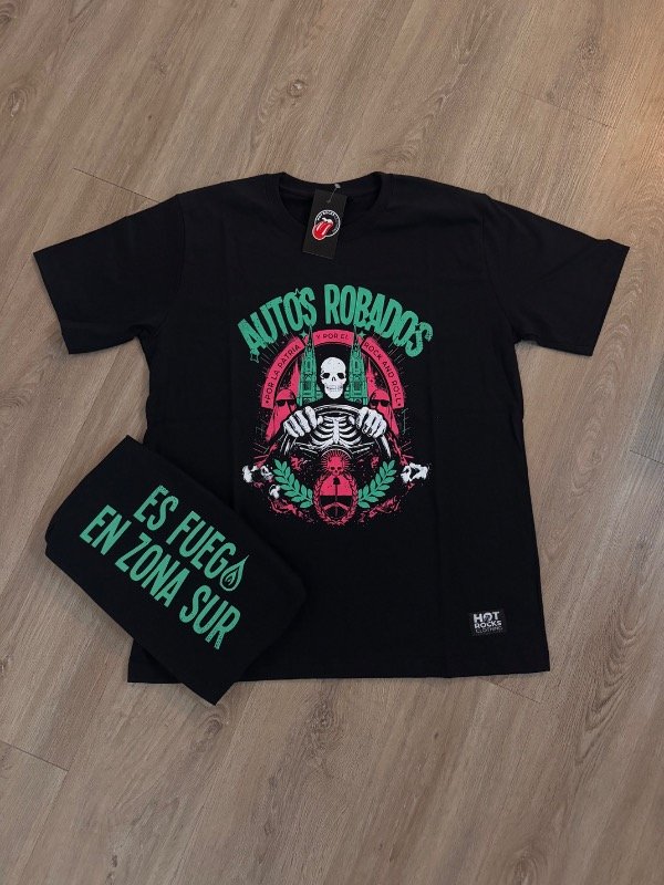 Producto - REMERA AUTOS ROBADOS ES FUEGO - 0