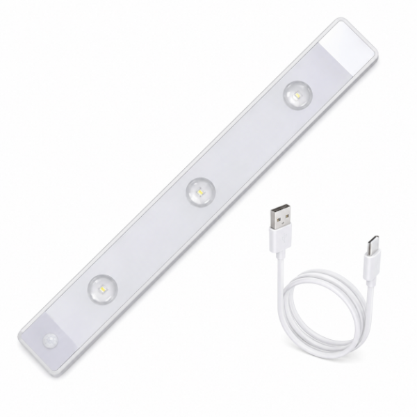 Producto - Listón LED recargable 40 cm con sensor de movimiento