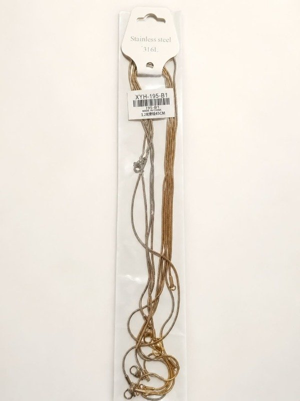 Producto - CADENA DORADA 5PCS