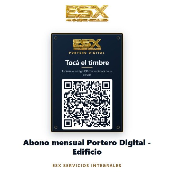 Producto - Abono mensual Portero Digital - Edificio - 0