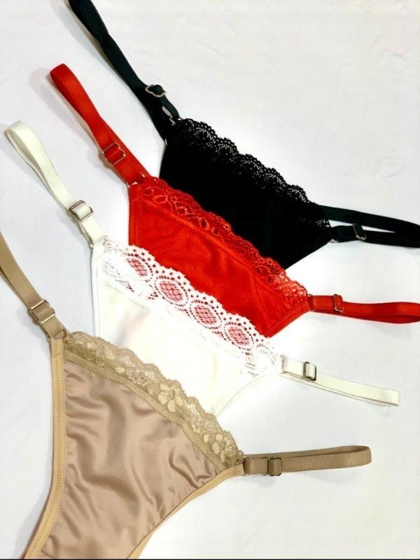 Producto - C16 - Colaless Regulables de Algodón c/Puntilla x Docena - 1