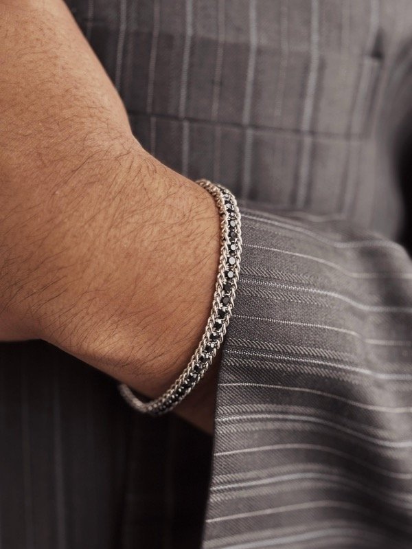 Producto - PULSERA ALPHA SILVER - ACERO QUIRURGICO