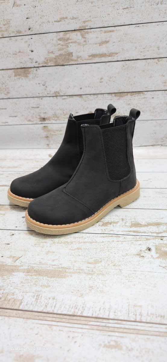 Producto - borcego niños con elastico negro del 27 al 36 - 0