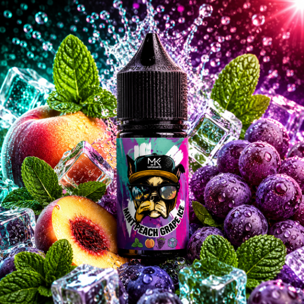 Producto - SALT MASKKING MINT PEACH GRAPE 30ML 35MG (MENTA DURAZNO UVA)