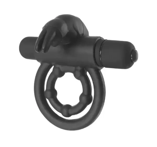 Producto - Anillo Doble Con Vibrador De 10 Funciones