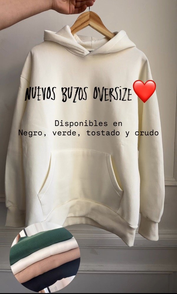 Producto - Buzo Oversize (Diseño personalizado)